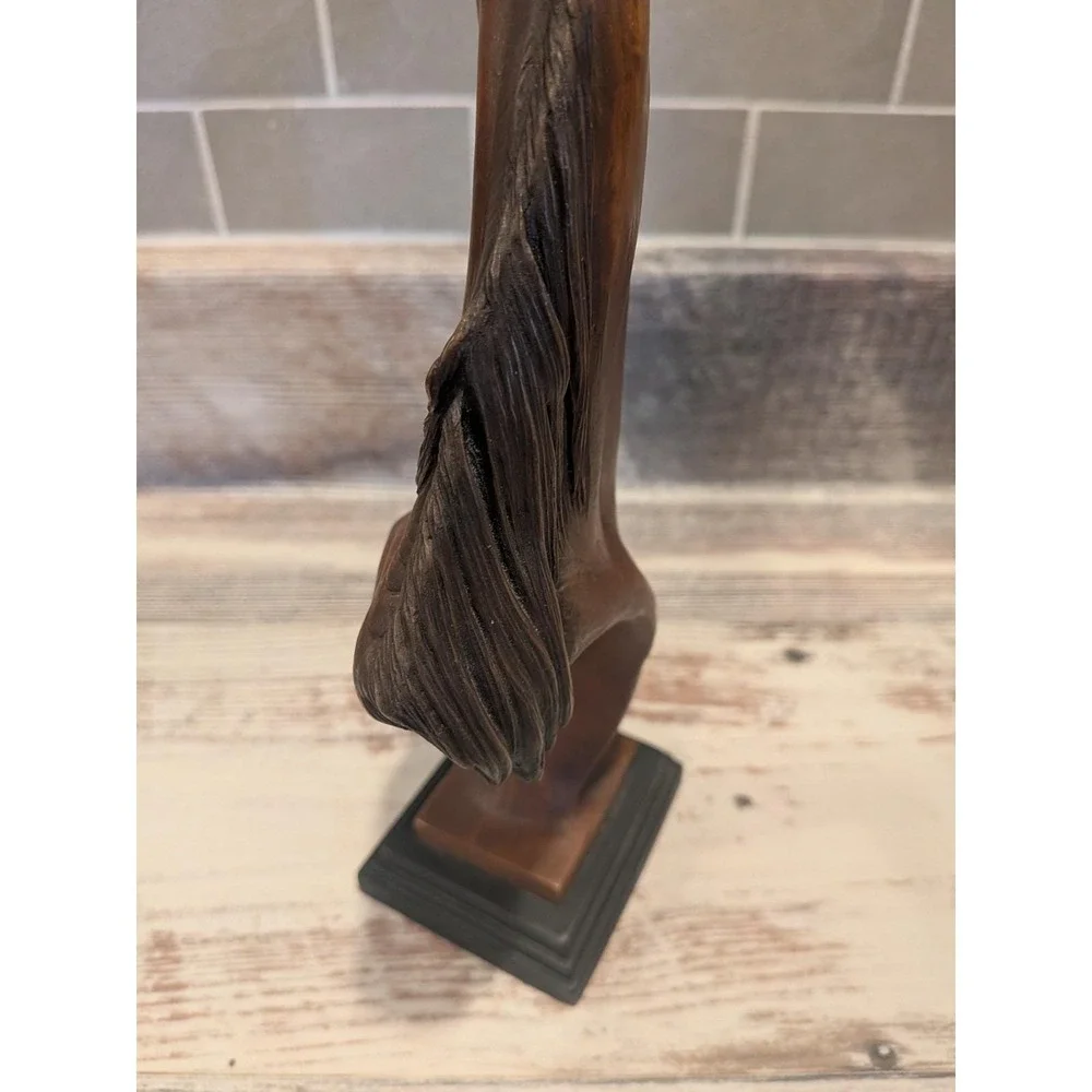 1996 Kasper Studio Design Morning Call Horse Bust Sculpture #25 Kentucky Signed